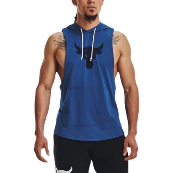Under Armour Project Rock BSR Bull Sleeveless Hoodie - Picture 1 of 5